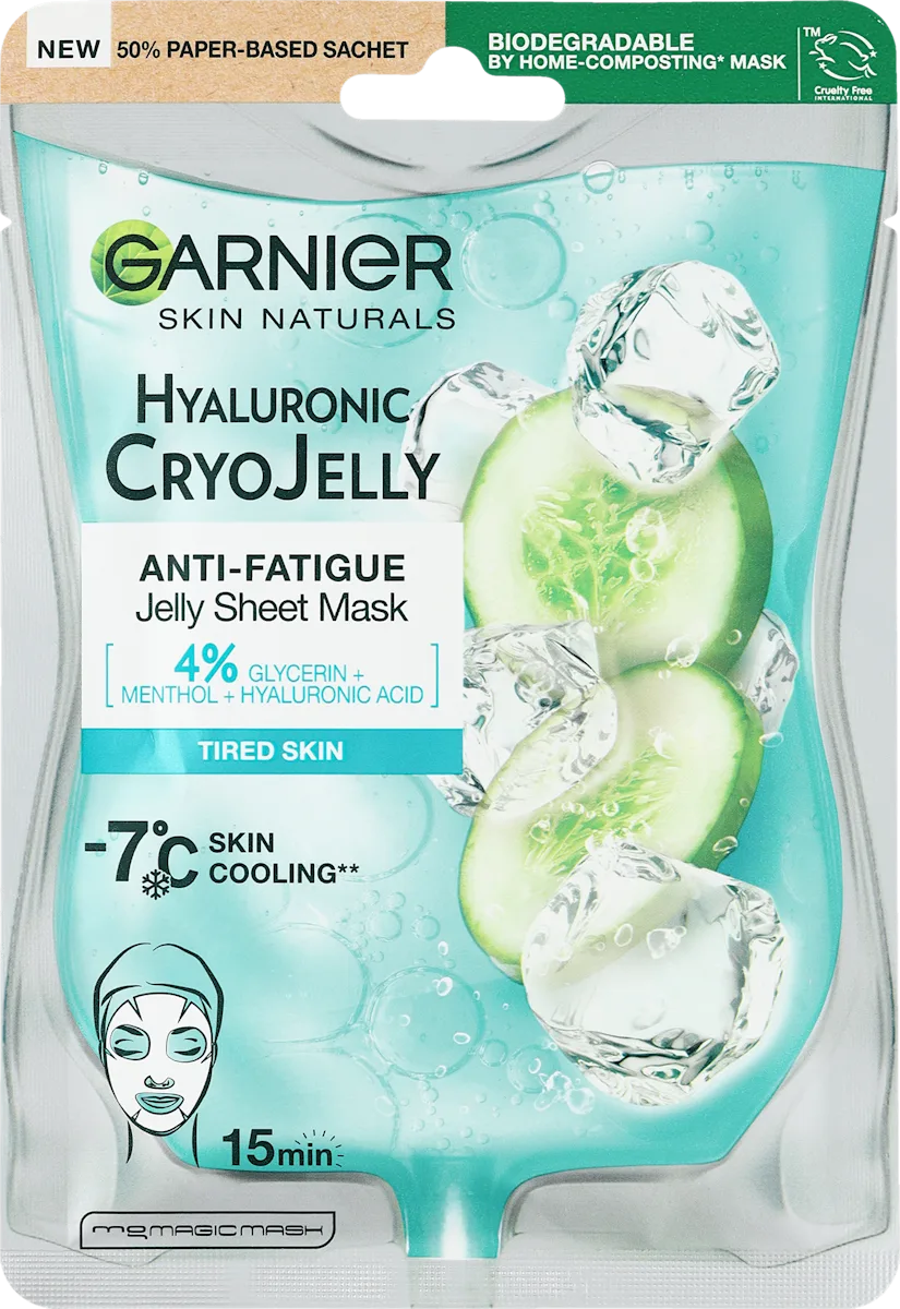 HYALURONIC CRYOJELLY maska za lice, 1 kom
