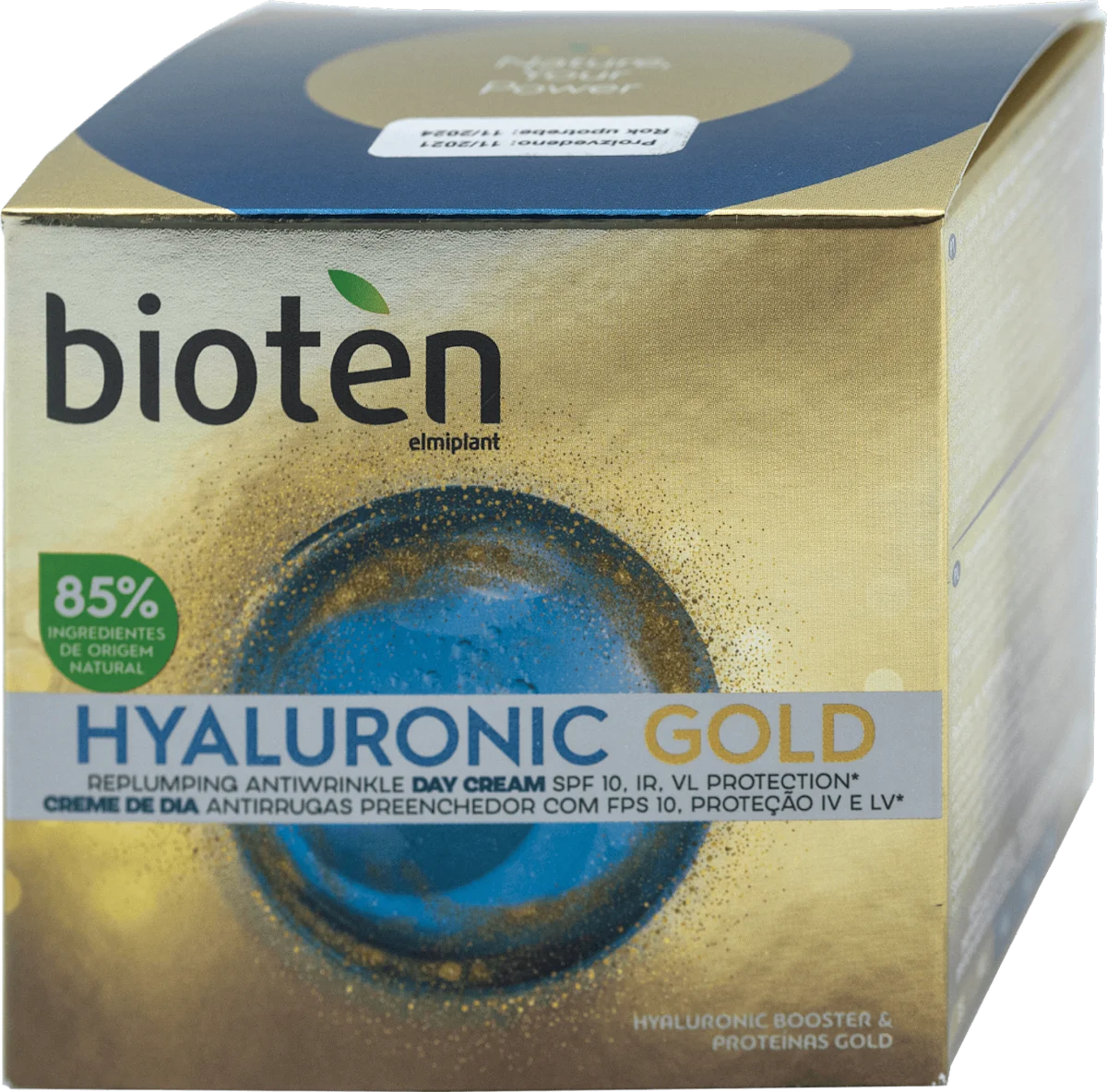 HYALURONIC GOLD - dnevna krema protiv bora,SPF10, 50 ml
