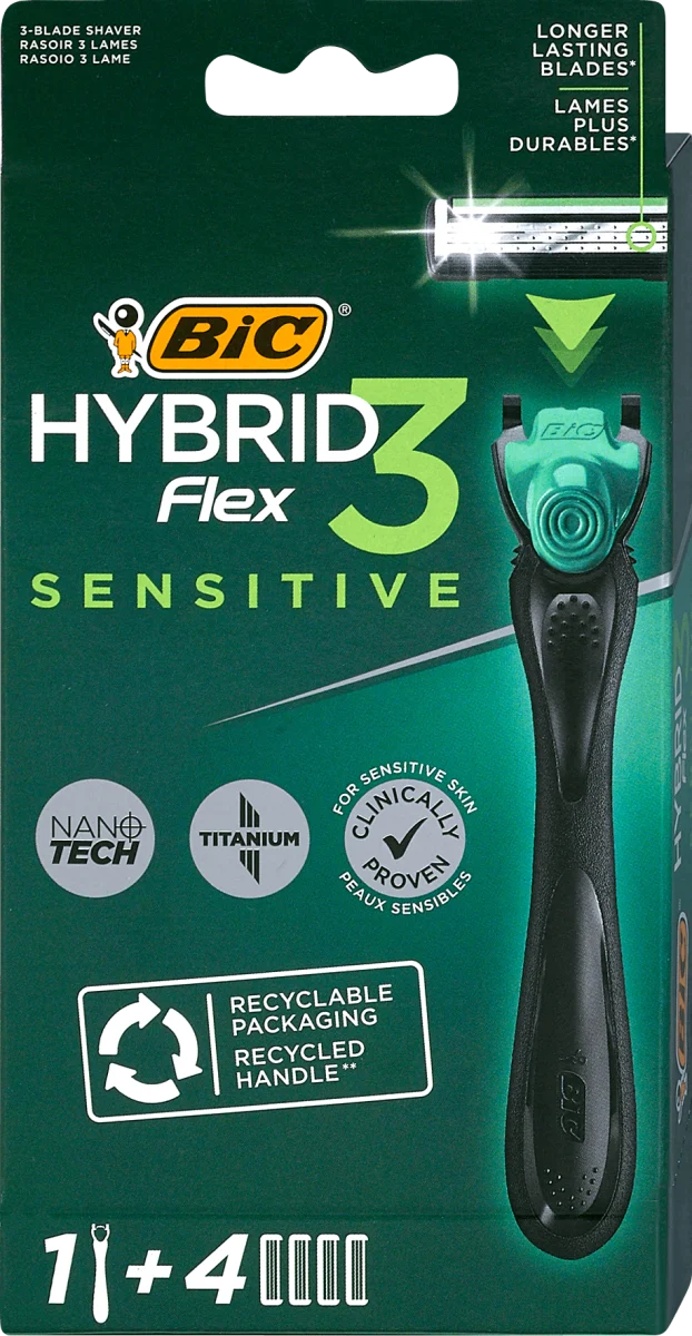 Hybrid Flex3 Sensitive drška + 4 dopune, 1 kom