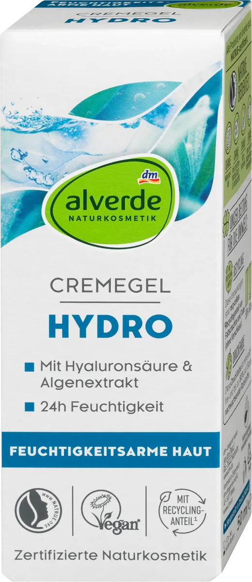 HYDRO 24h  gel krema za lice - hijaluronska..., 50 ml