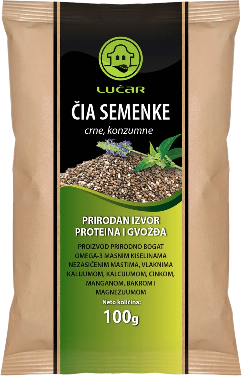 ČIA SEMENKE - crne, konzumne, 100 g