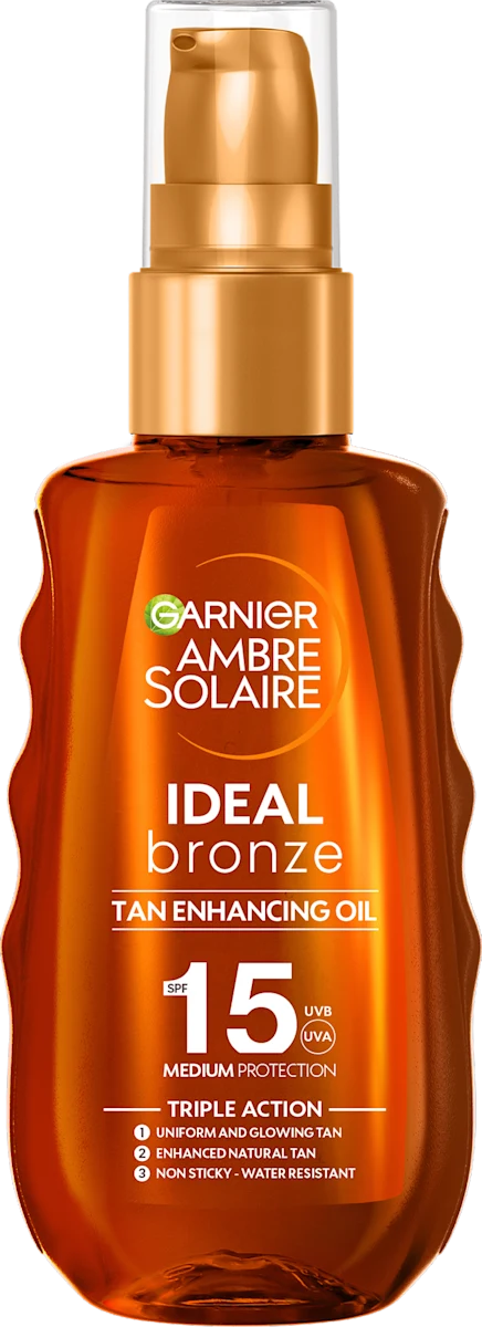 IDEAL bronze ulje za zaštitu od sunca, SPF15, 150 ml