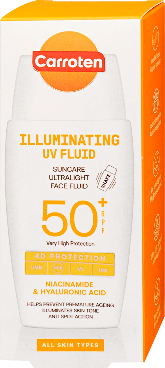 ILLUMINATING fluid za zaštitu od sunca, SPF 50, 50 ml