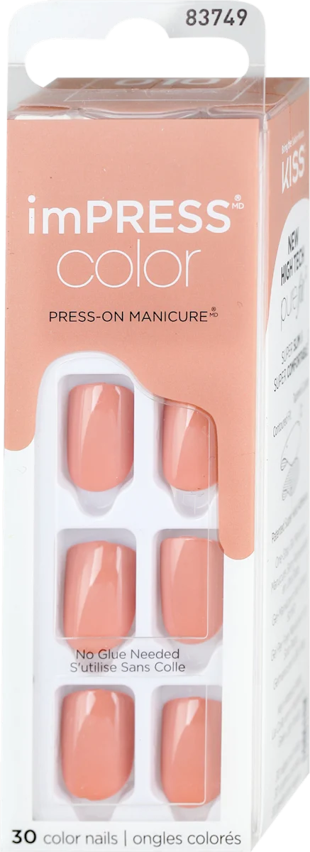 imPRESS Color samolepljivi veštački nokti -..., 30 kom