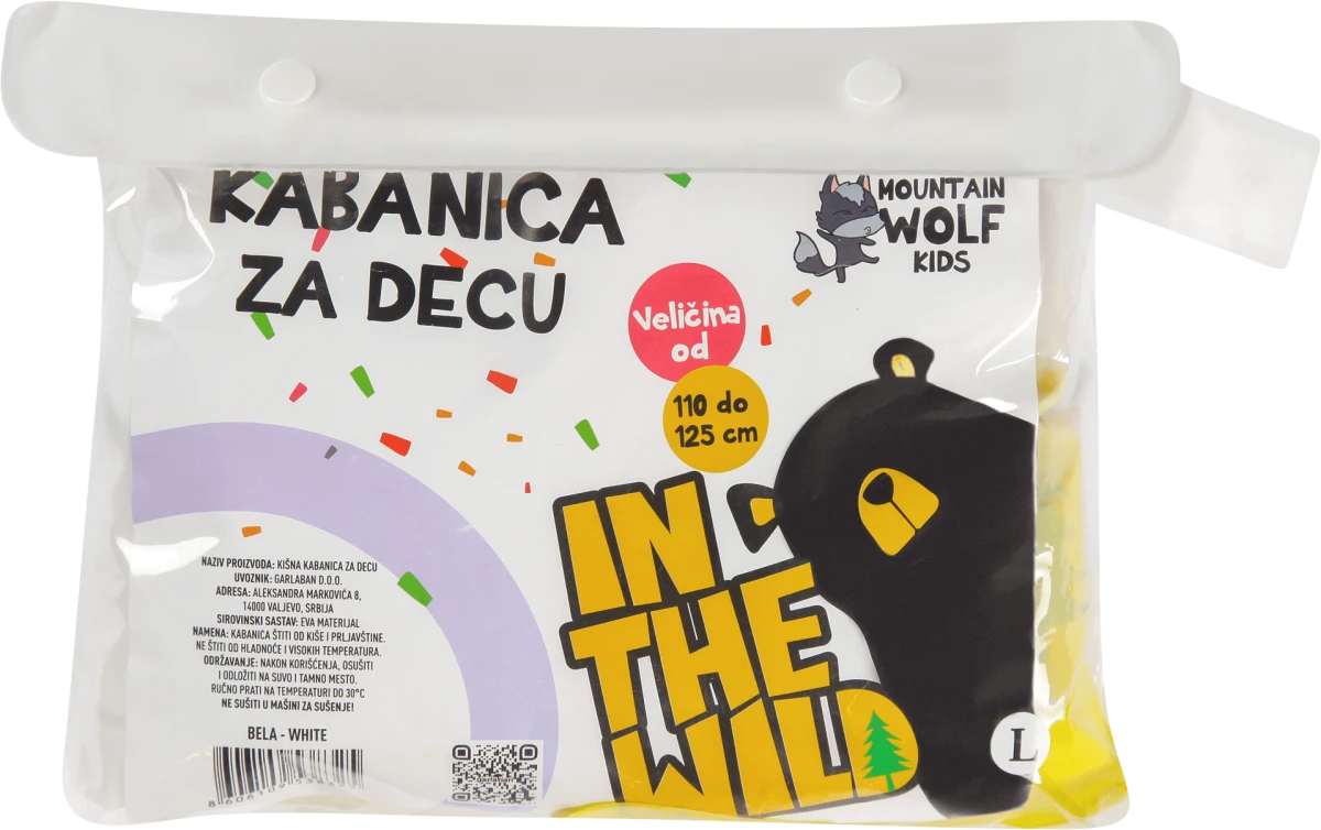 IN THE WILD ADENTURE kišna kabanica za decu -..., 1 kom