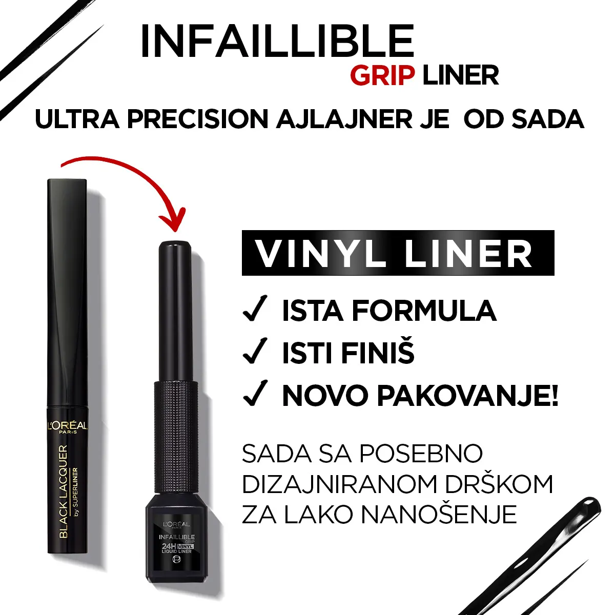INFAILLIBLE GRIP 24H MATTE tečni ajlajner - 04..., 3 ml