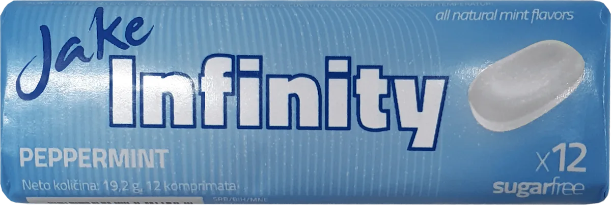 Infinity bombone - PEPERMINT, 19,2 g