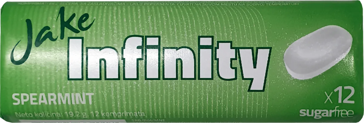 Infinity bombone - SPEARMINT, 19,2 g