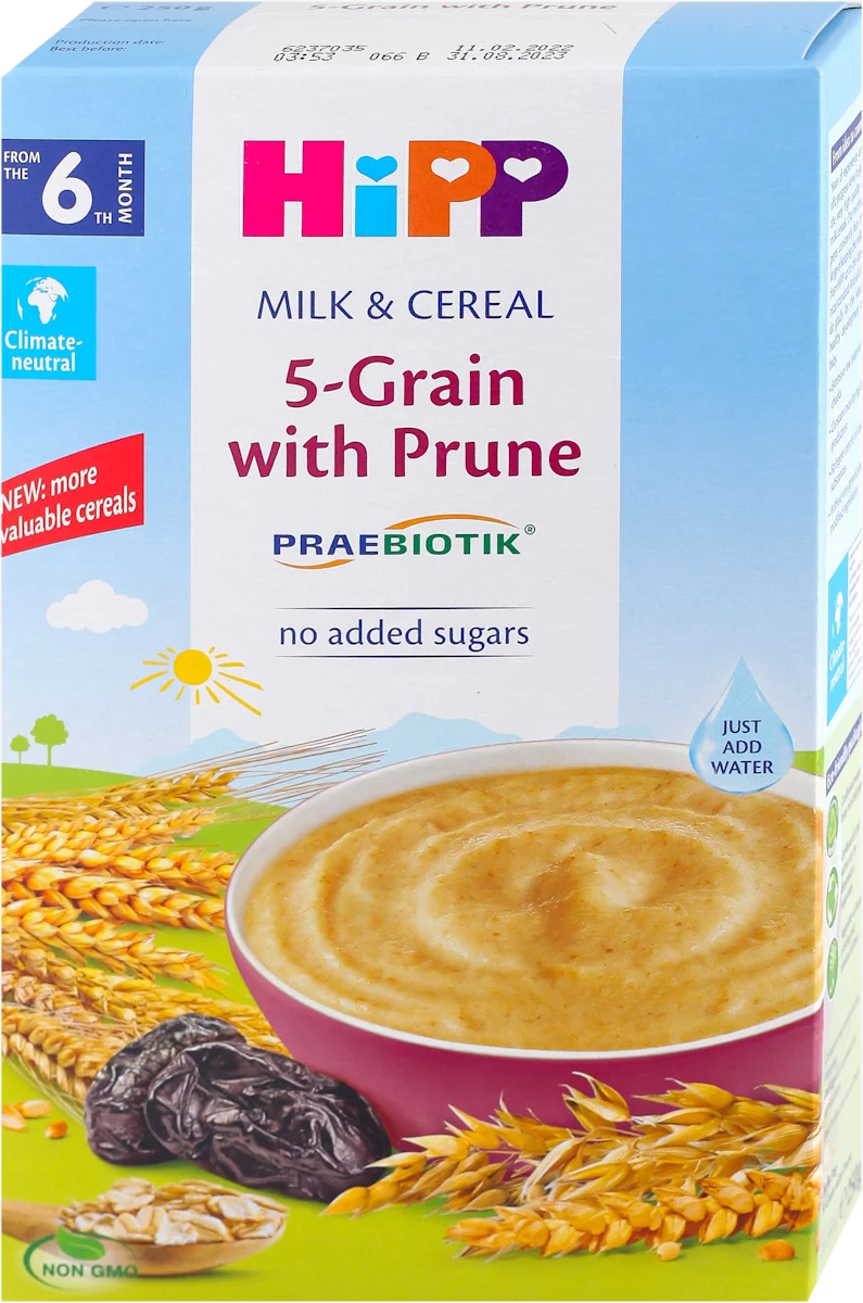Instant kaša mleko i žitarice – 5 žitarica sa..., 250 g