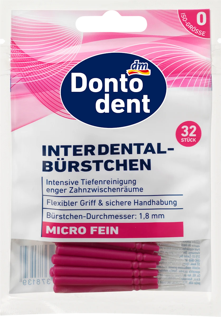 Interdentalne četkice micro fein s drškom (ø 1,8..., 32 kom