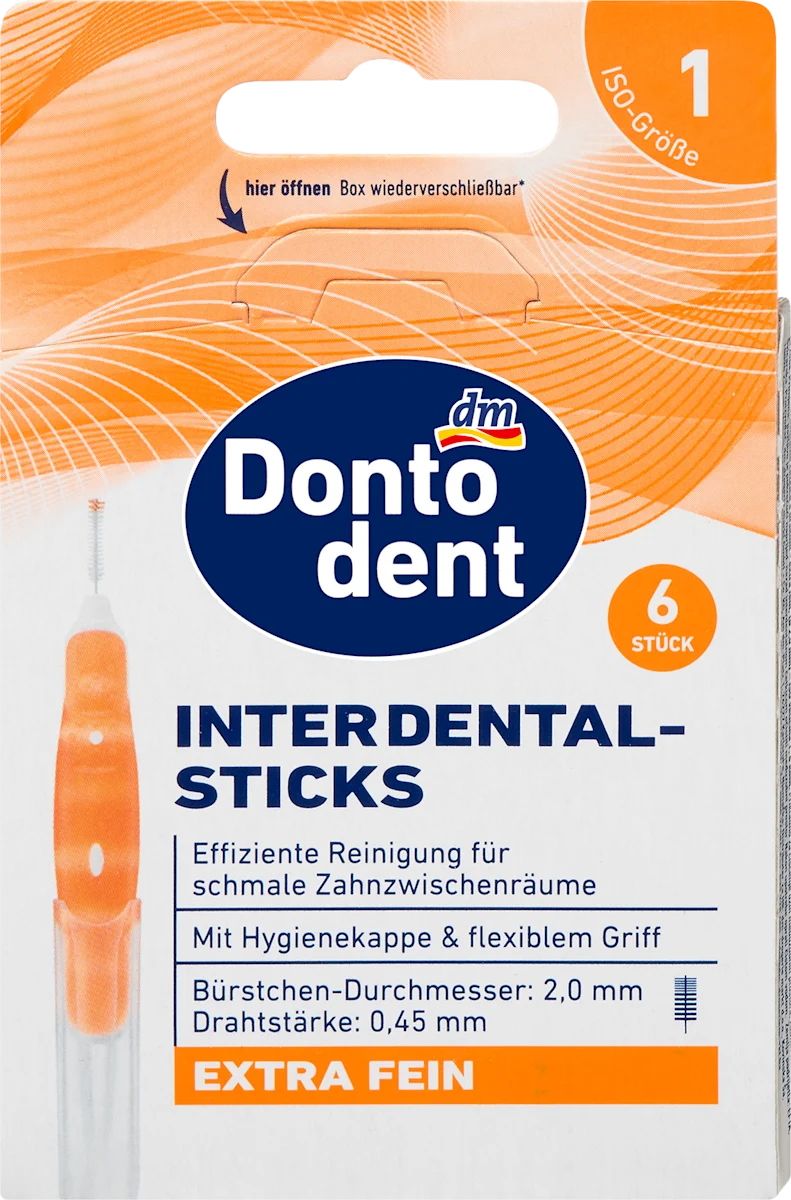 Interdentalni štapići  (ø 2,0 mm) ISO 1, 6 kom