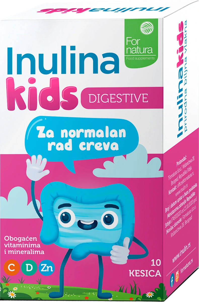 Inulina kids DIGESTIVE kesice za normalan rad..., 10 kom