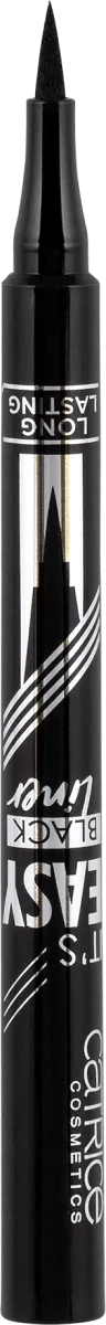 It's Easy tuš za oči – 010 Blackest Black, 1 ml