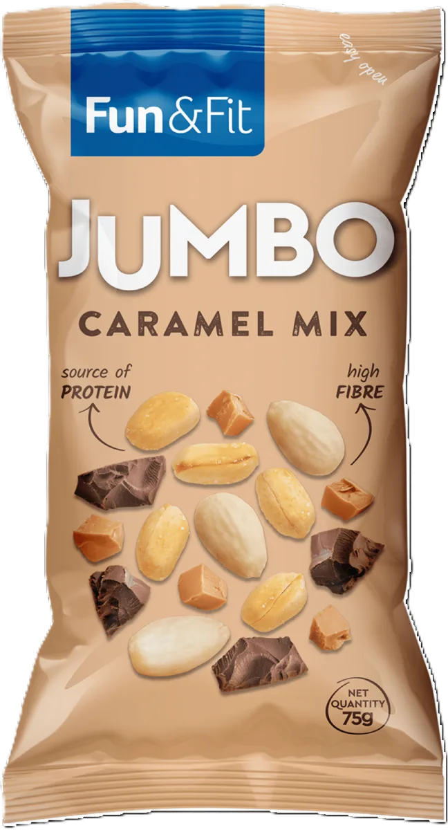 JUMBO CARAMEL MIX, 75 g