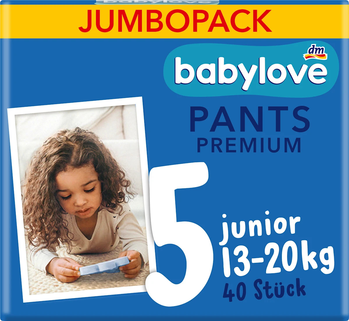 JUMBOPACK PREMIUM pelene gaćice junior, veličina..., 40 kom
