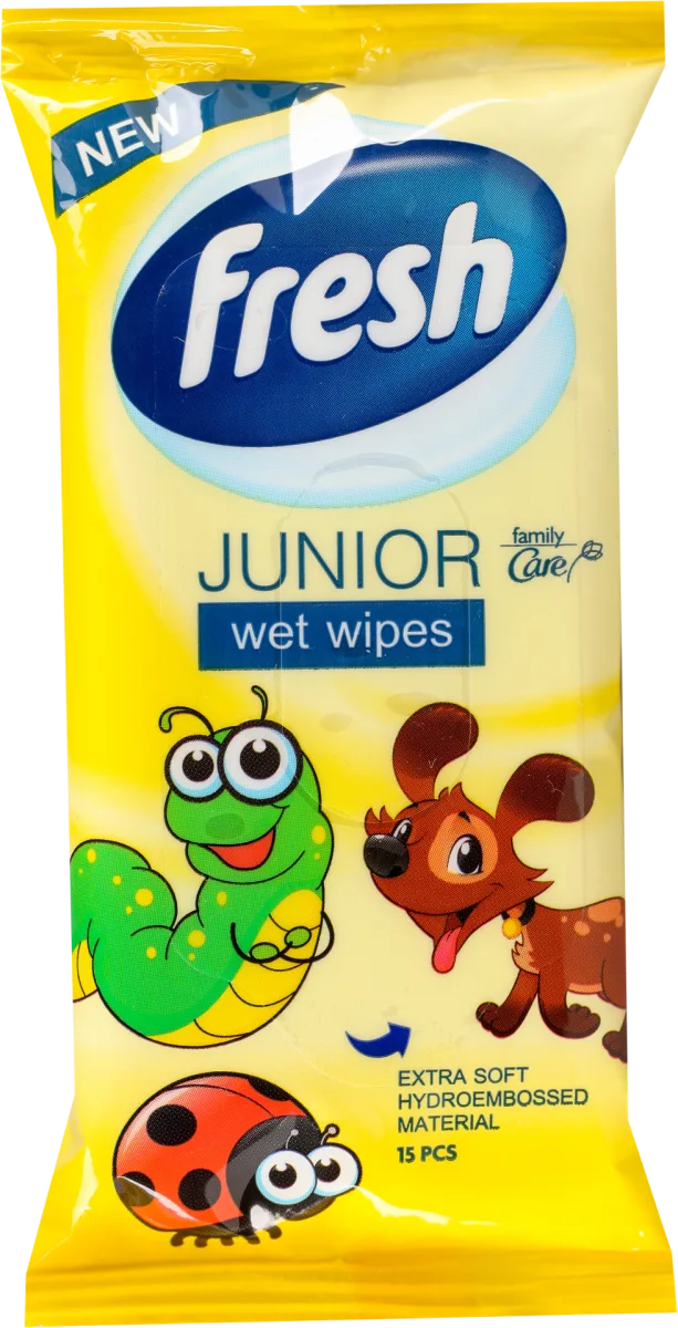 JUNIOR vlažne maramice, 15 kom