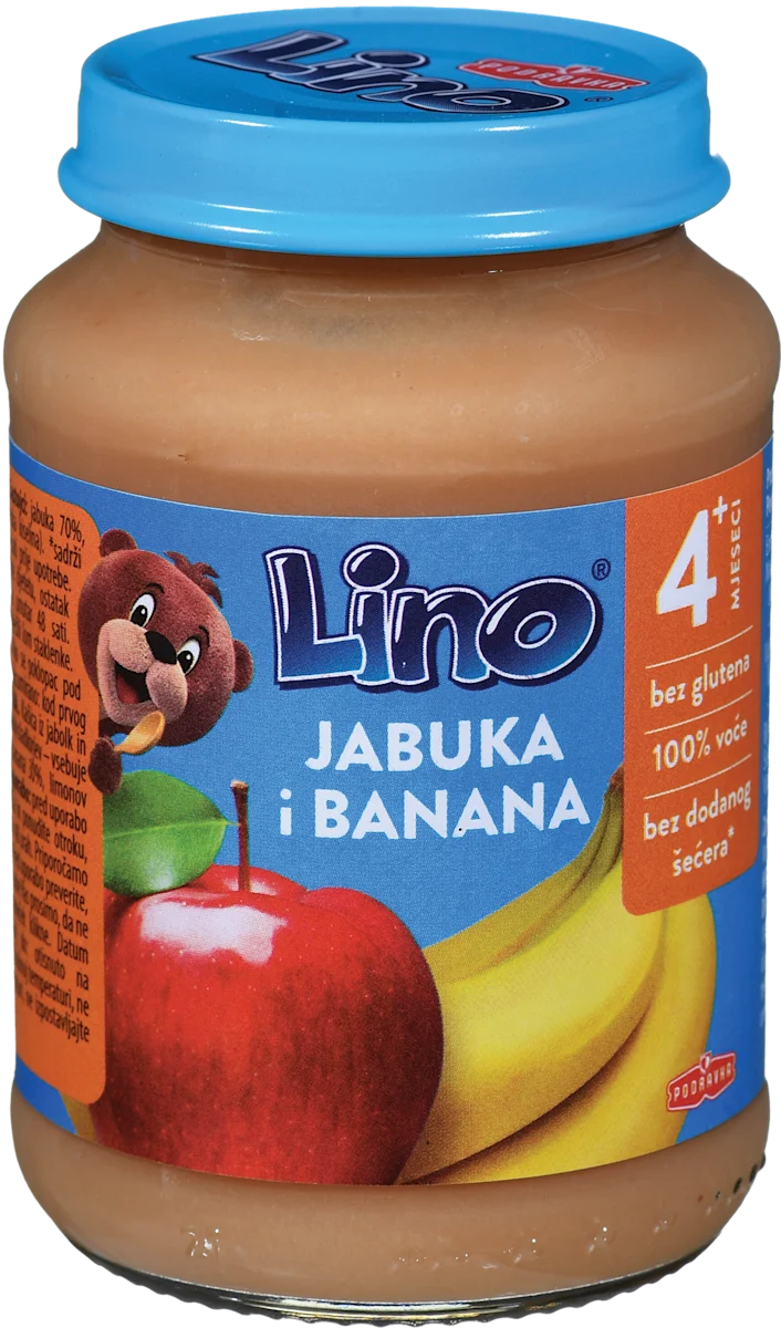 Kašica - jabuka i banana, od 4. meseca, 190 g