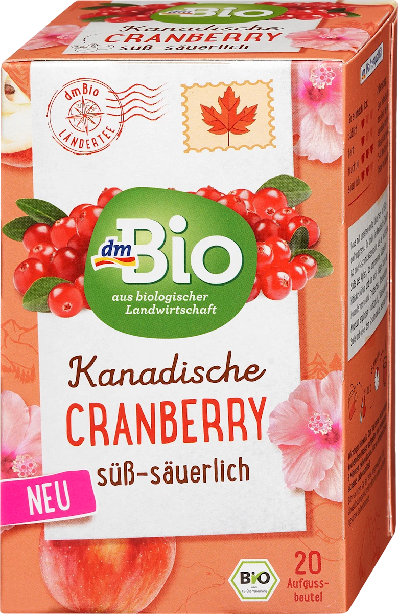 Kanadska brusnica čaj, 20 kesica, 40 g