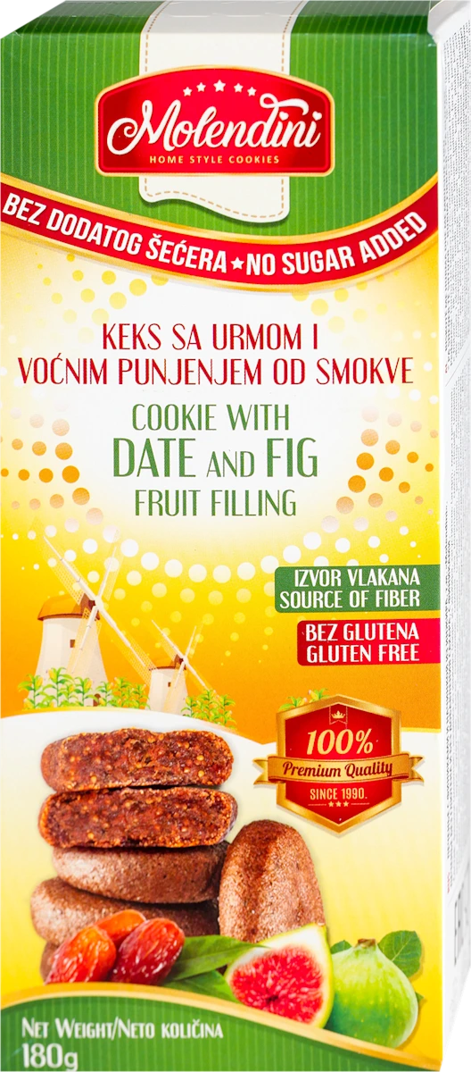 KEKS SA URMOM I VOĆNIM PUNJENJEM OD SMOKVE, 180 g