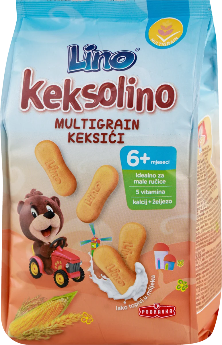 keksolino MULTIGRAIN KEKSIĆI, od 6. meseca, 140 g