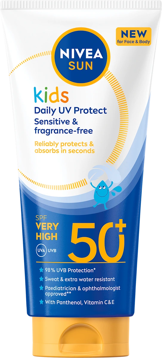 kids Daily UV Protiect losion za zaštitu od sunca dečije kože u tubi, SPF50+, 100 ml