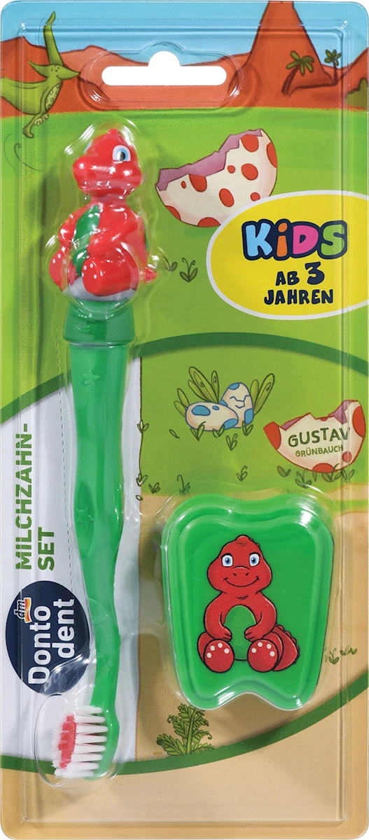 KIDS dvodelni set za mlečne zube, od 3. godine, 1 kom