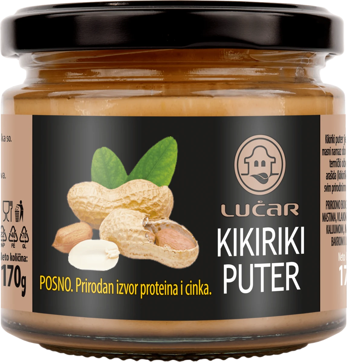 KIKIRIKI PUTER, 170 g