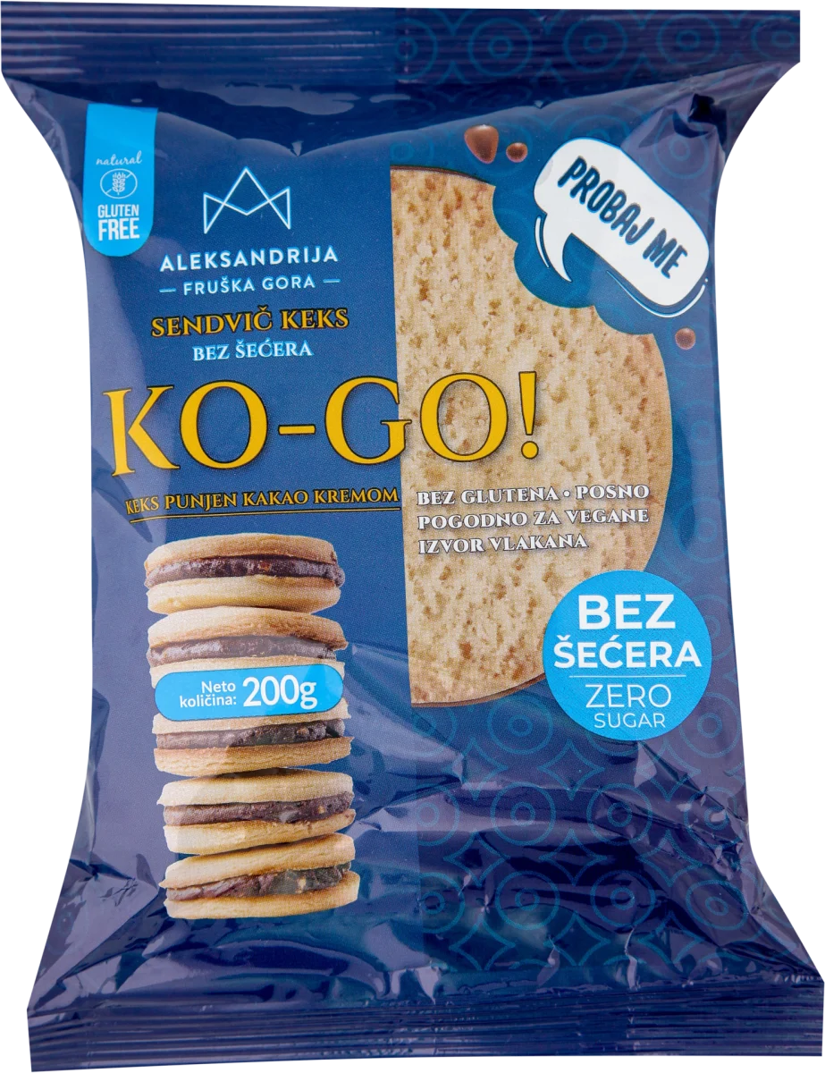 KO-GO! SENDVIČ KEKS, 200 g