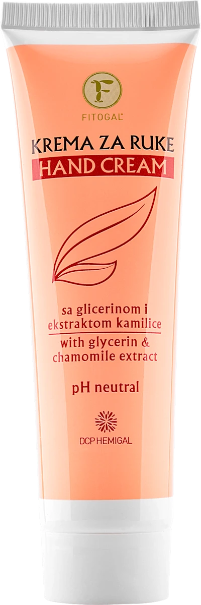 Krema za ruke, sa glicerinom i ekstraktom kamilice, 50 ml