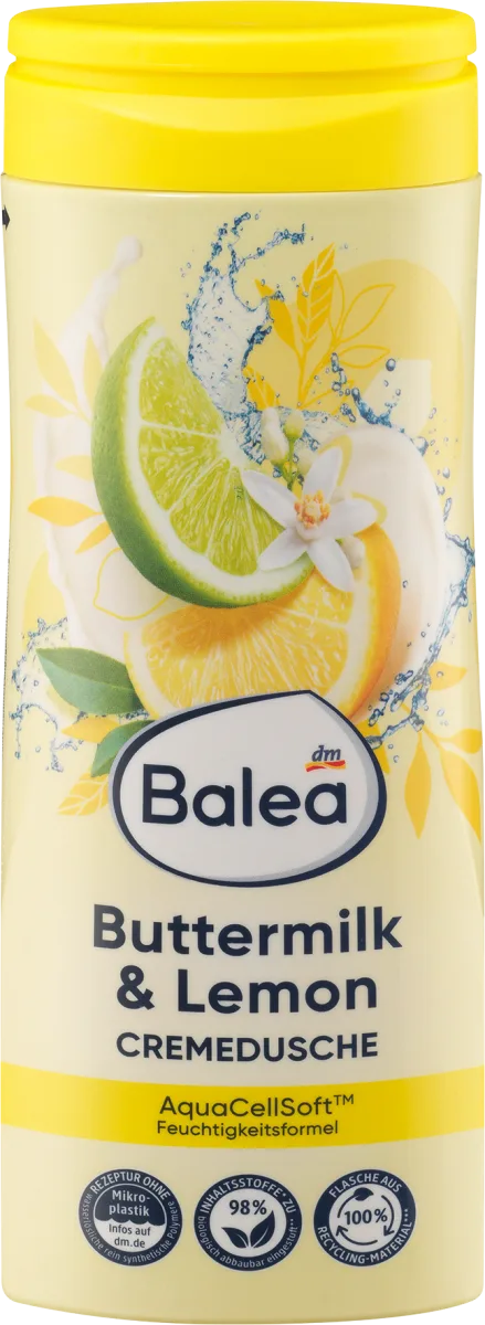 Kremasti gel za tuširanje - puter mleko i limun, 300 ml