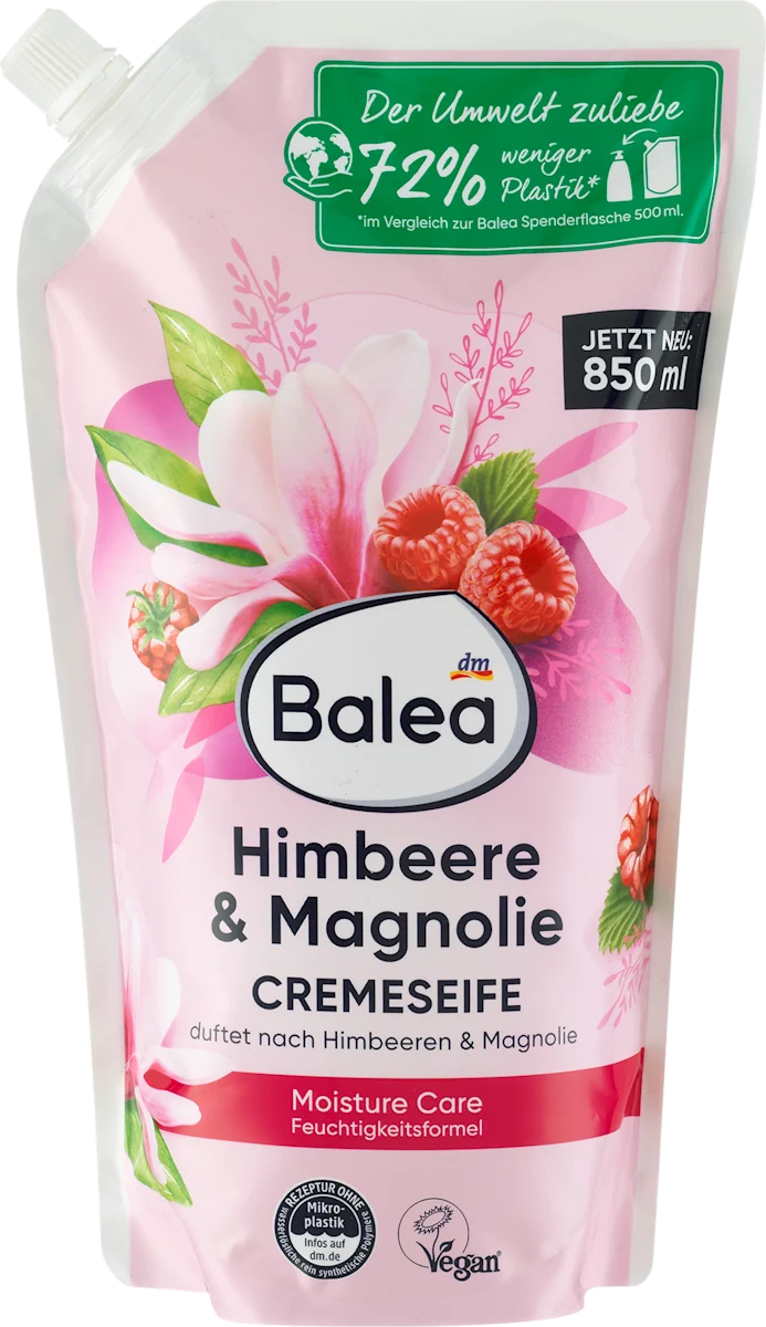 Kremasti tečni sapun – malina i magnolija, dopuna, 850 ml
