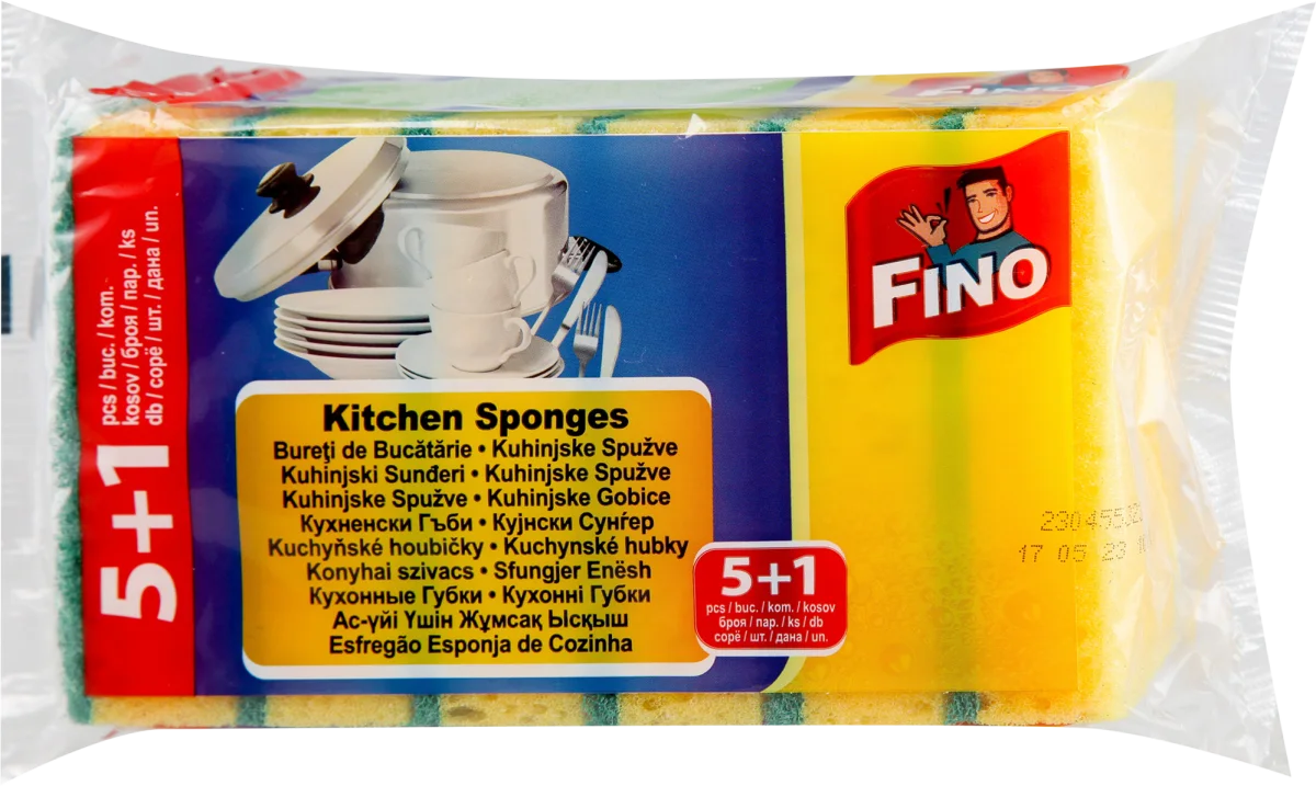Kuhinjski sunđeri, 5+1 gratis, 6 kom