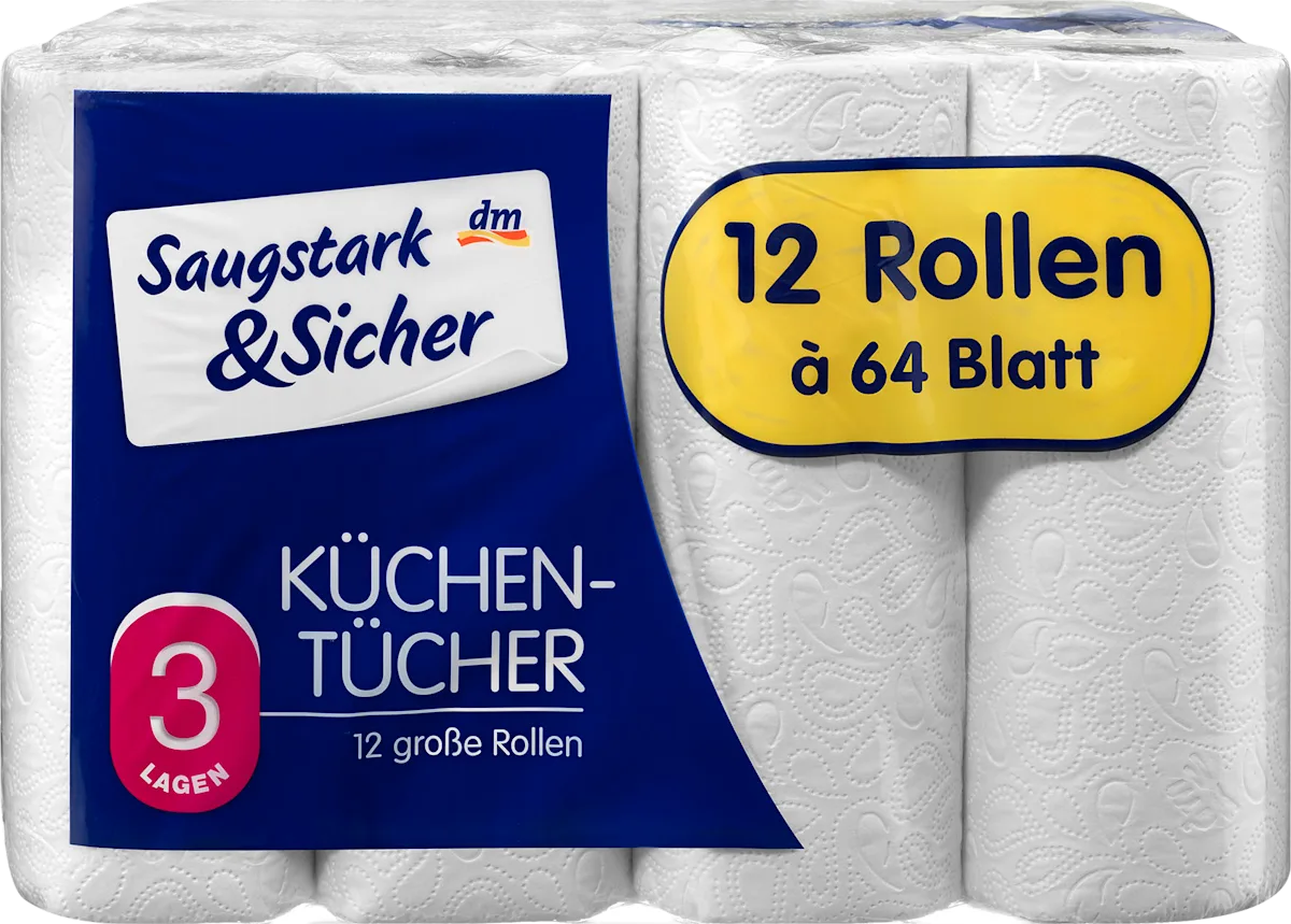 Kuhinjski ubrusi, 3-slojni, 12 kom