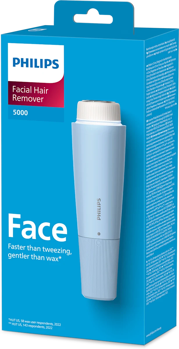 Lady Face Hair Remover 5000 BRR484/00 aparat za..., 1 kom