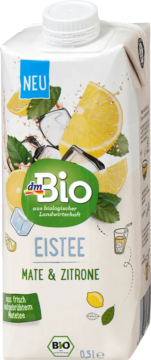 Ledeni čaj sa ukusom mate čaja i limuna, 500 ml
