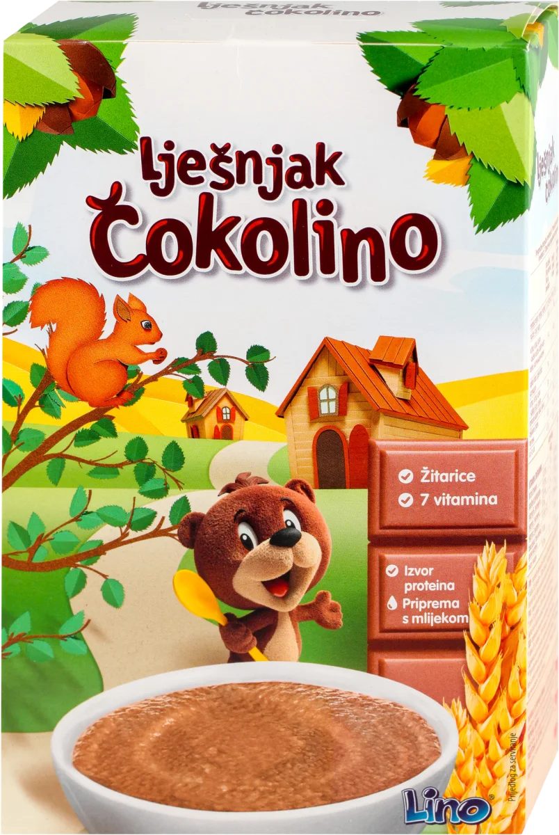 Lešnik Čokolino, Instant pahuljice od žitarica,..., 200 g