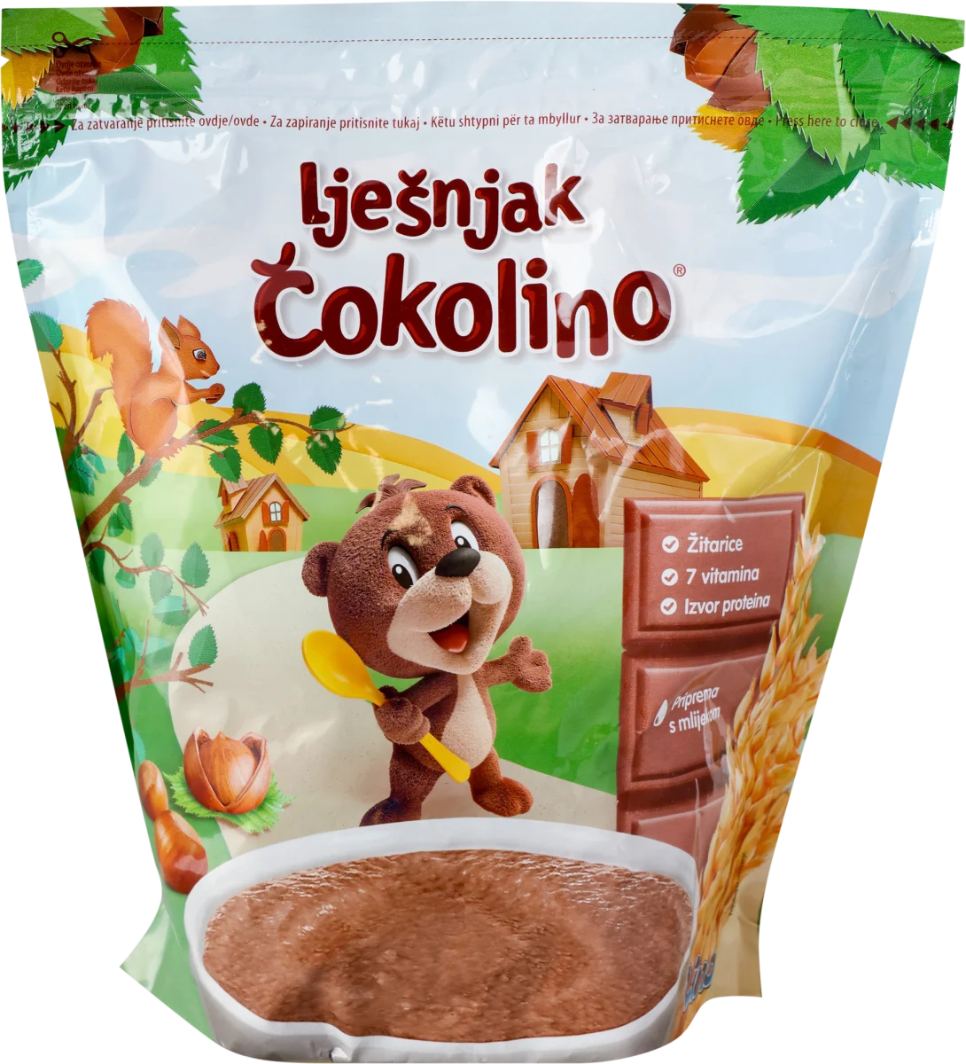 Lešnik Čokolino Instant pahuljice od žitarica,..., 500 g