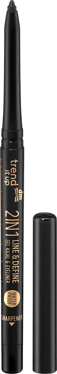 Line & Define olovka za oči 2u1 – 010 Black, 1 kom