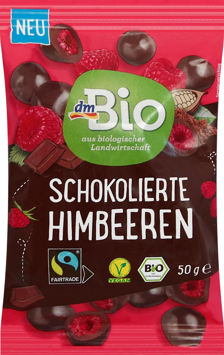 Liofilizovane maline u čokoladi, 50 g