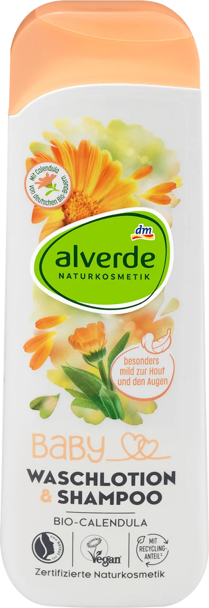 Losion za kupanje i šampon - organski neven, 250 ml
