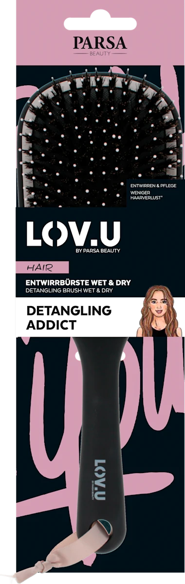 LOV.U četka za kosu DETANGLING ADDICT, više..., 1 kom