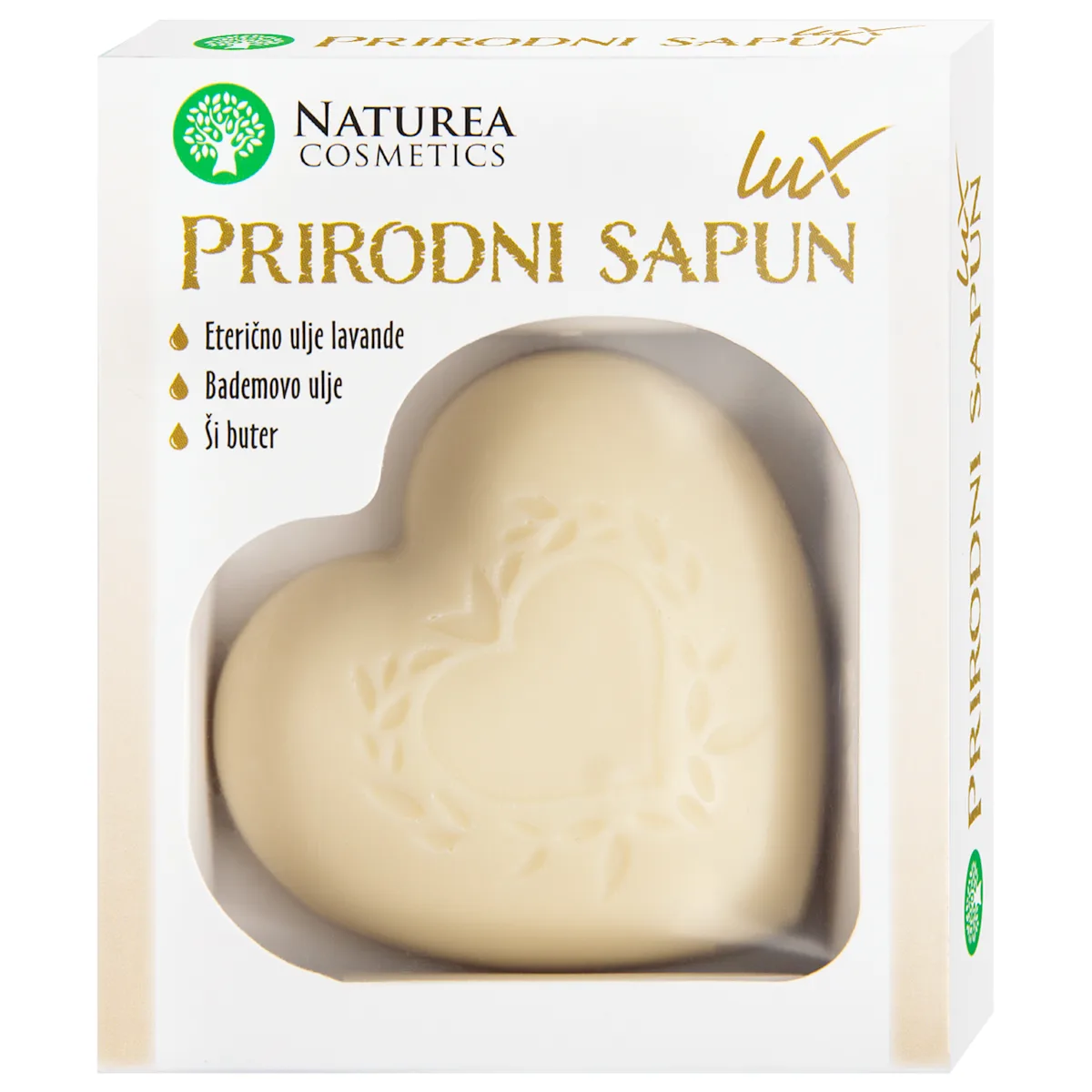 Lux PRIRODNI sapun u obliku srca, eterično ulje..., 105 g