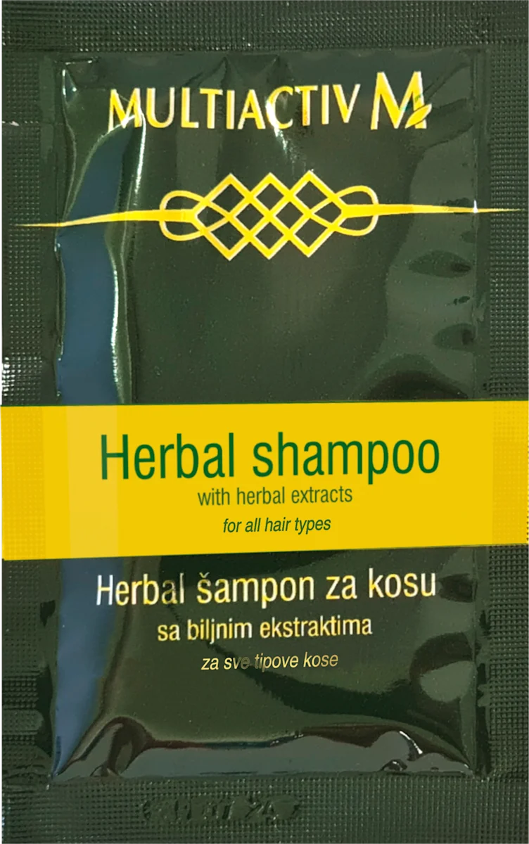 M Herbal šampon za kosu sa biljnim ekstraktima, 15 ml