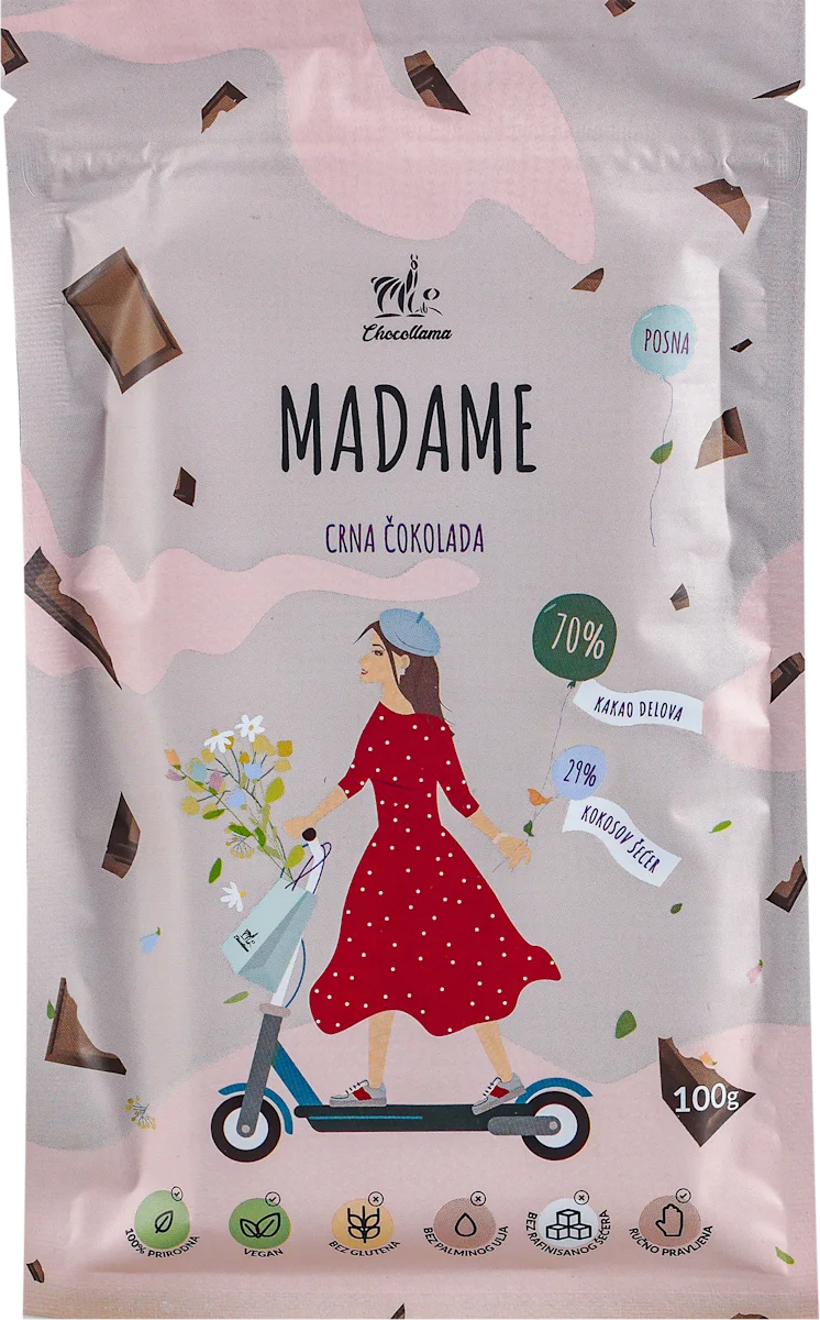 MADAME CRNA ČOKOLADA, 100 g