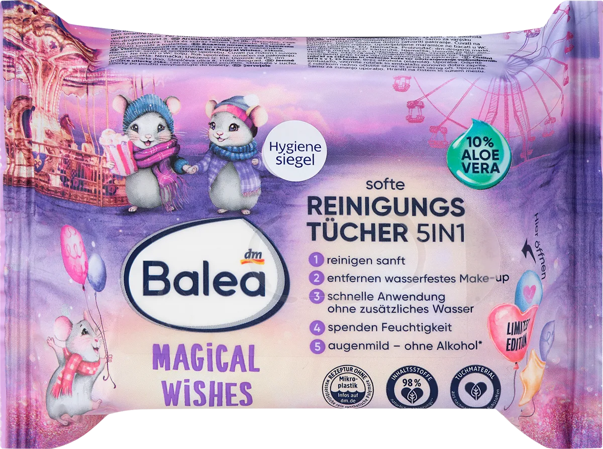 MAGICAL WISHES Maramice za čišćenje lica, 25 kom