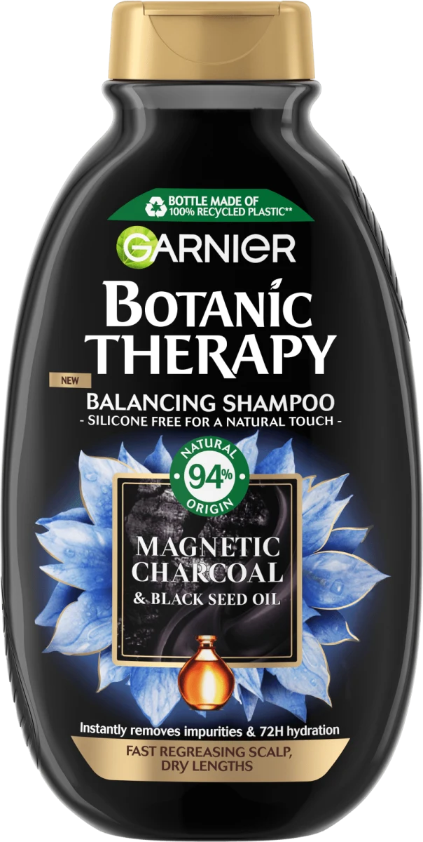 MAGNETIC CHARCOAL & BLACK SEED OIL - šampon za..., 400 ml