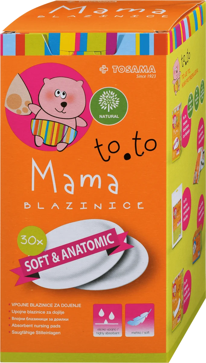 Mama tuferi za dojilje - SOFT & ANATOMIC, 30 kom