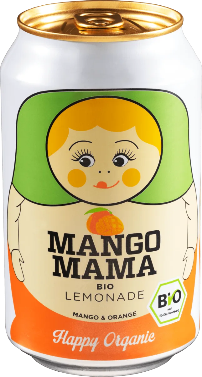 MANGO MAMA organski napitak - mango i pomorandža, 330 ml