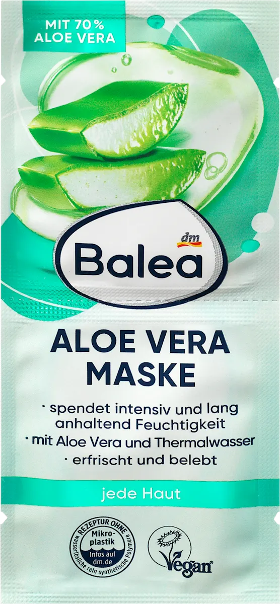 Maska za lice-  aloe vera,  2x8ml, 16 ml