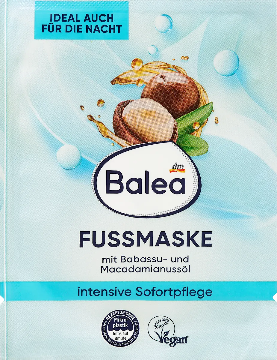 Maska za stopala u kesici – ulje makadamije i..., 15 ml